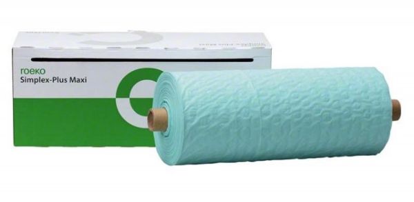 Pasientservietter Simplex-Plus Maxi m/knyting, 57x60cm 80stk roeko mint  647104