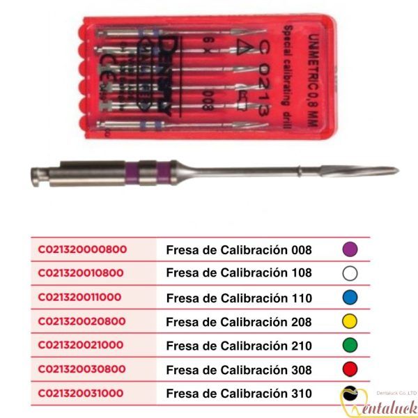 Special Calibrating Drill C0213 310 1,1mm sort, 6 stk
