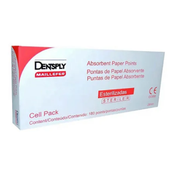 Paperpoints 080 Dentsply 61630025, 180stk cell packs