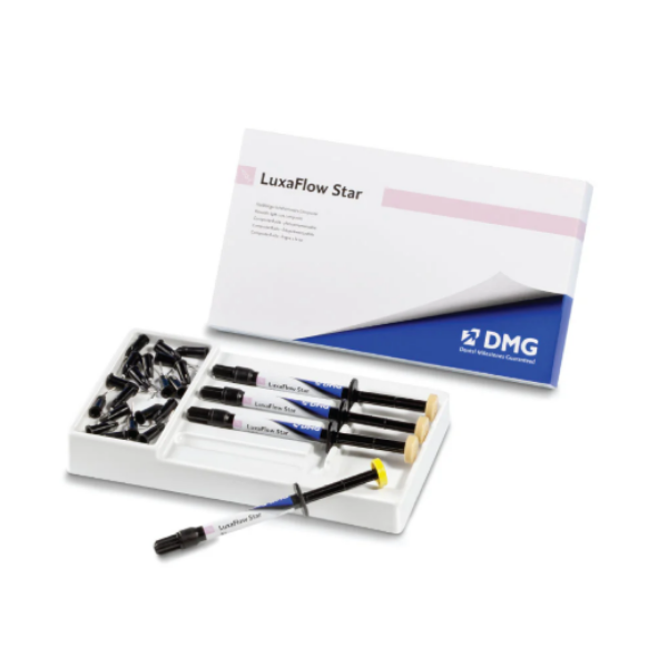 LuxaFlow Star A2 214002, 2 x 1,5g sprøyte, 10 appliseringspisser