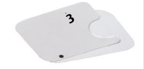 Beskyttelsespapp til fosforplate str 3, 900490-DEX, 200 stk