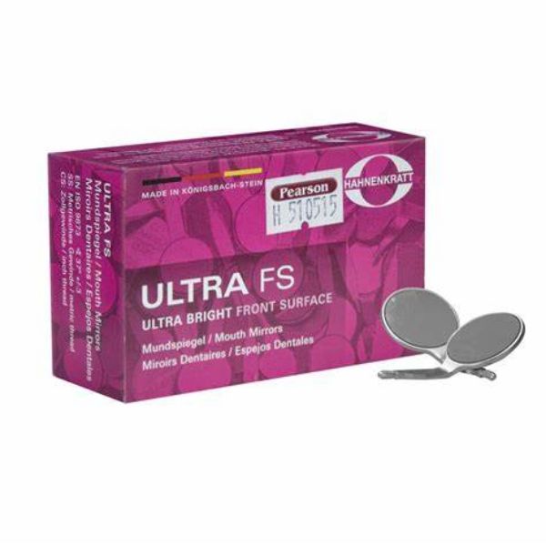 Munnspeil Ultra FS- Ultra bright str 4 6160, 6 stk SS- Thread