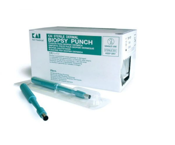 Biopsi punch 5mm grønn, 20stk