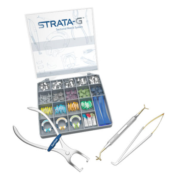 Strata-G Matrix Bands, SG175, 100 stk, 5,5mm lilla