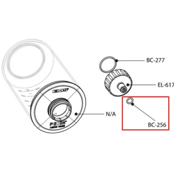 EMS o-ring, 10 stk, BC-256