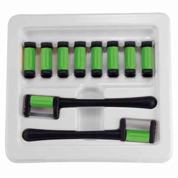 FitStrip refill 0,18mm grønn singlesiddet, 10stk FitStrip 2 håndtak, FPSCSS