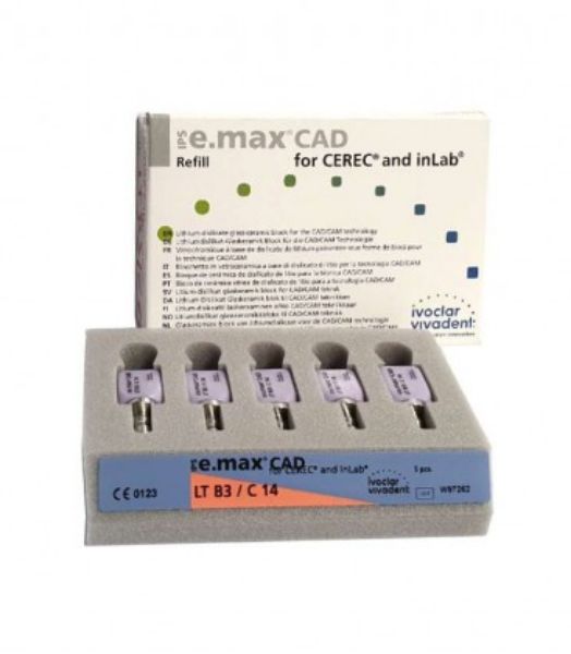 IPS e.max CAD Cerec/inLab LT B3 C14  605334, 5stk