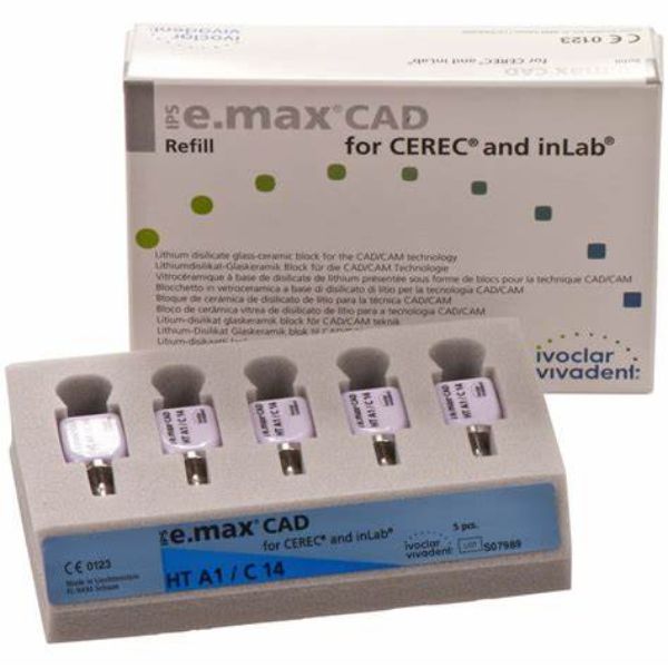 IPS e.max CAD CEREC/inLab HT A1 C14/5 626407, 5stk
