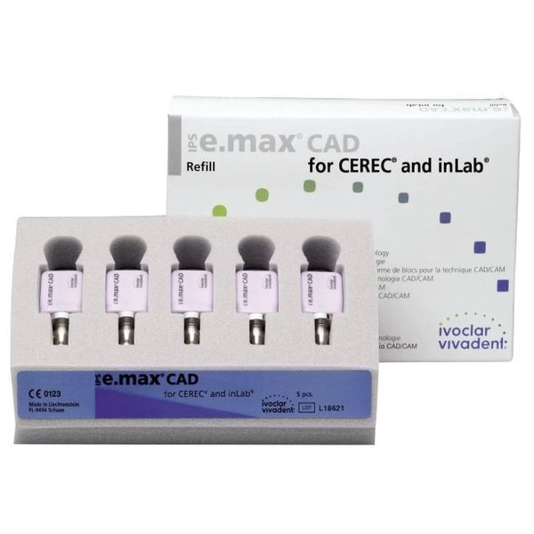 IPS e.max CAD CEREC/inLab LT A3 C16 648190, 5stk