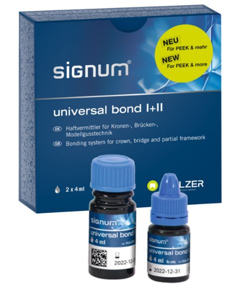 Signum Universal Bond, sett. 66079923, 1 sett, 1x Bond I 4 ml, 1x Bond II 4 ml