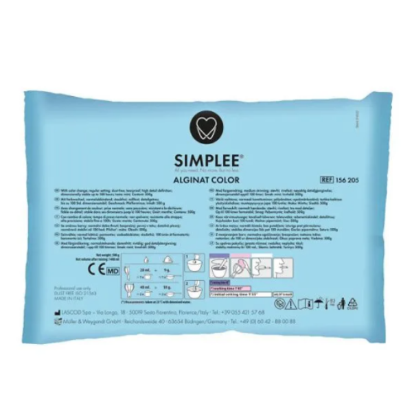 Simplee Alginat farge 156205, 1stk 500 gr, (20x pr krt)