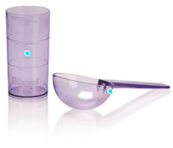 Målebeger sett for Alginat. C300910