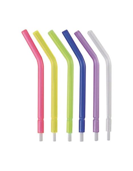 Premium Disposable Air-Water Syringe tips 028S, 250 stk, Spectrum colors, short