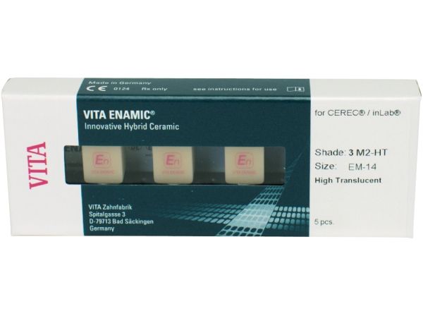 VITA Enamic System 3D-Master HT EM-14, 5stk for CEREC/inLa. 3M2 A3