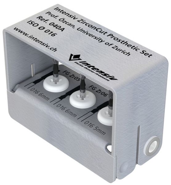 W&H Intensiv ZirconCut Prosthetix, 3 instrument, rund, 6mm, FG ZR06/3