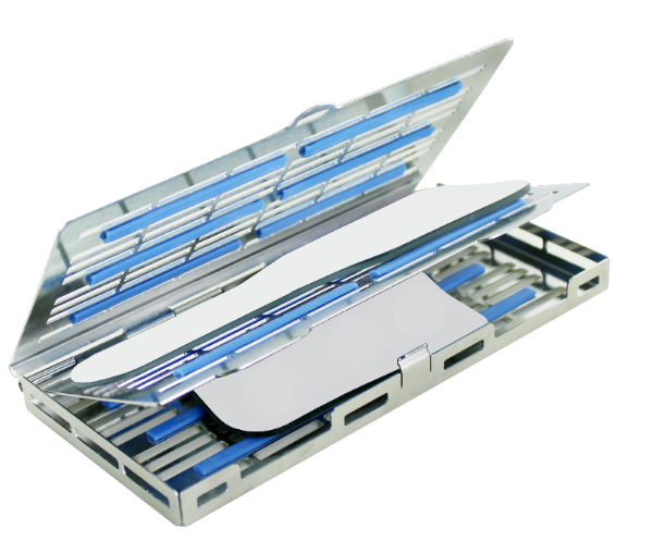 Nichrominox Foto Kassett, duo, blå,1 stk, 183748-2-2