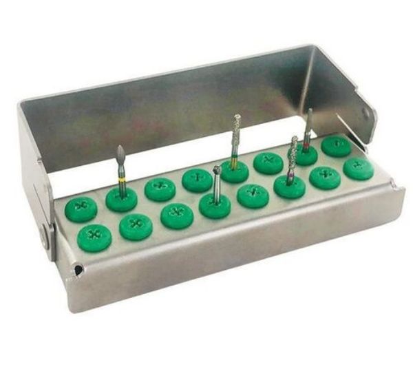 Nichrominox Plug in H30, 16 perforeringer, 1 stk, Grønn, 190212-4