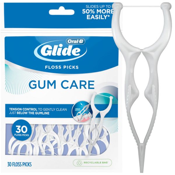 Oral-B Glide Gum Care, 30stk, tanntrådsbøyler