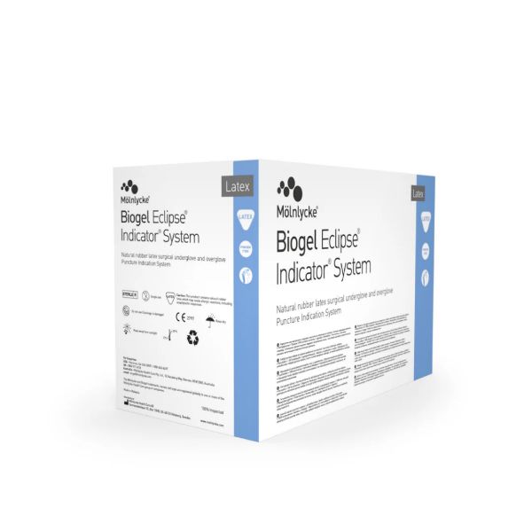 Biogel Eclipse Indicator system, kirurgihansker, str 7,5, 50 par, 60775
