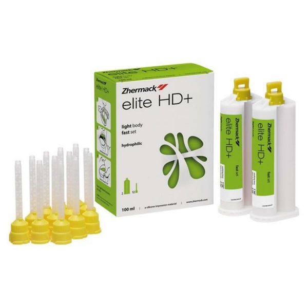 Elite HD+ Light Body Fast Sett Grøn C203040, 2x50ml patron, 12x gul blandespiss