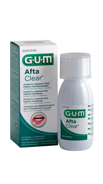 GUM AftaClear munnskyll, 6x120ml, 2410***