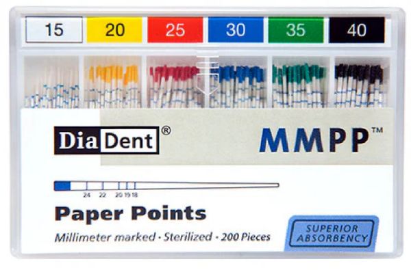 Paper points DiaDent Cell Pack #90/140, 200stk, MP201-393
