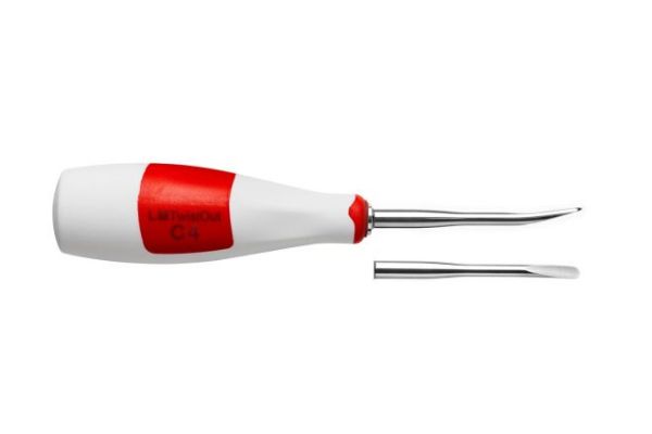 LM TwistOut elevator C4, 1 stk, buet, 4mm, 814440