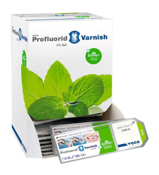 Voco Profluorid Varnish +BioMin, Singledose, 200stk, 0,4ml, mint, 2278