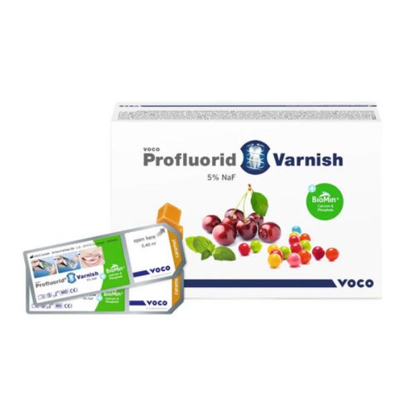 Voco Profluorid Varnish +BioMin, Singledose, 50stk, 0,4ml, karamell, 2270