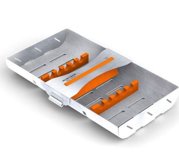 Nichrominox Ergo Clip 5, for 5 instrumenter, oransje, 1 stk, 182700-7