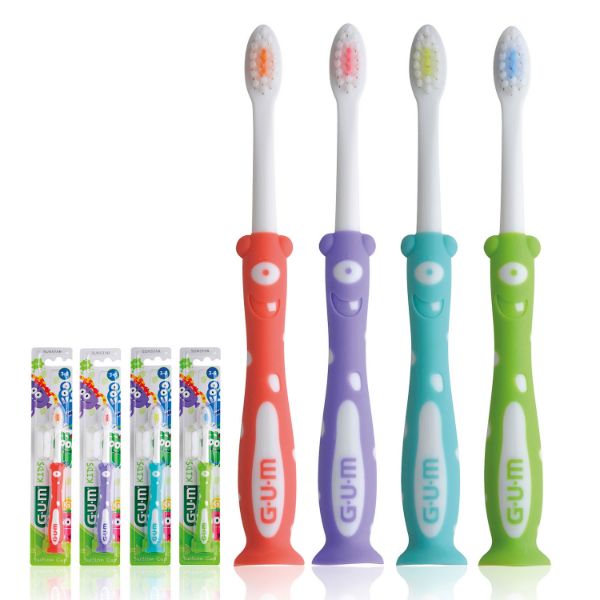 GUM Kids Tannbørste, 2-6 år, 12 stk, 901M2