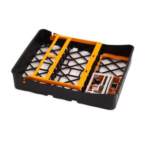 PractiPal Compact Orange 115173, 9instrument/waste cups/lås/borholder. 