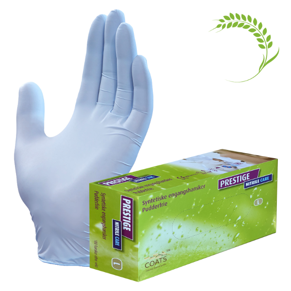 Prestige Nitrile Care Small, u/pudder 10x100stk