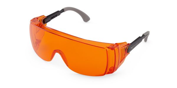 Monoart beskyttelsesbriller, oransje, 1 stk.