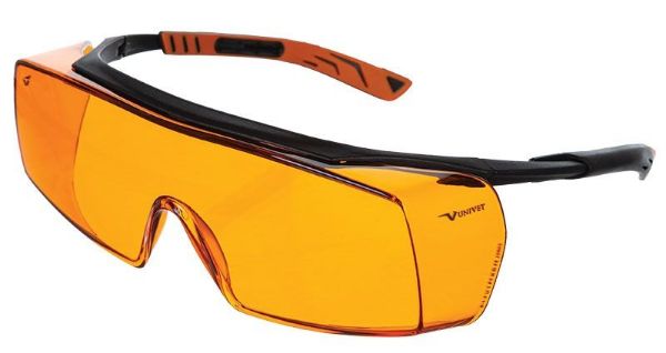 UltraTect beskyttelsesbriller, sort ramme, orange linse, 1 stk, 508