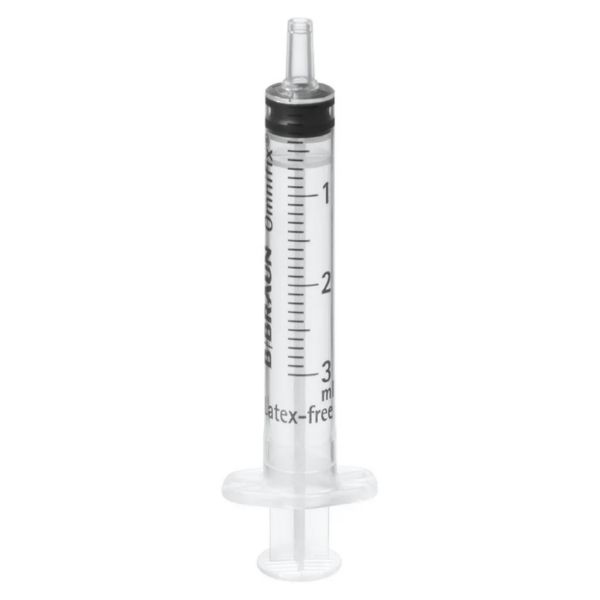 OMNIFIX  skyllesprøyte, 3ml Luer, 100stk sprøyter
