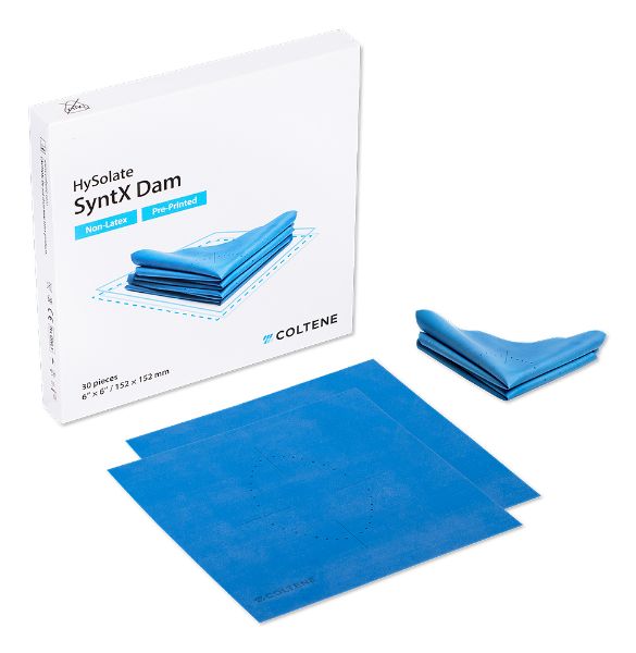 HySolate SyntX Dam, ikke latex, 30 stk, 152x152mm, 60037567