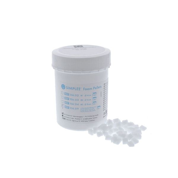 Simplee Skumpellets kileformet, 8x6mm, 500stk, 256519